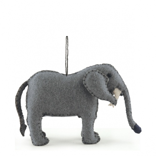 ''Humphrey'' Hand Made Felt Elephant by East of India